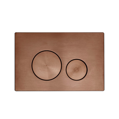 Malvern Round Dual Flush Plate , Brushed Bronze product image