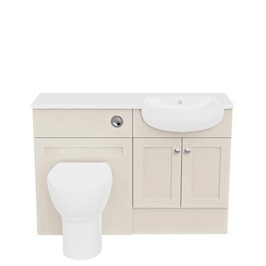 Dist Shaker Door 1000mm STD Unit Run RH Basin, Fossil product image