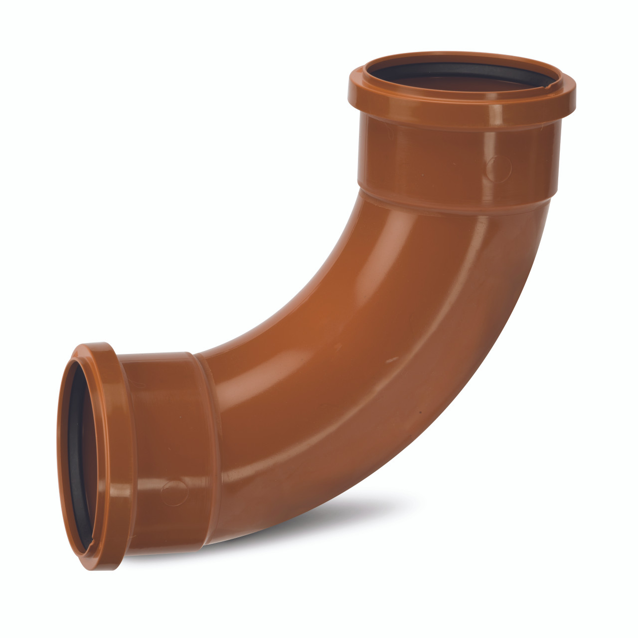 Photograph of Polypipe U/G Drain 110mm Long Radius Double Socket Bend 87.5Deg