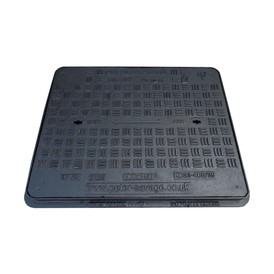 Photograph of B125 Manhole Cover & Frame 600mm x 450mm x 40mm Depth