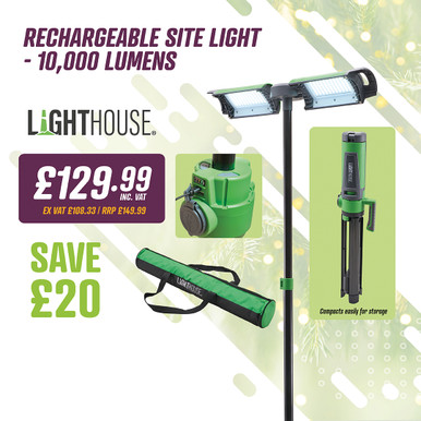 Lighthouse Rechargeable Site Light, 10,000lm product image