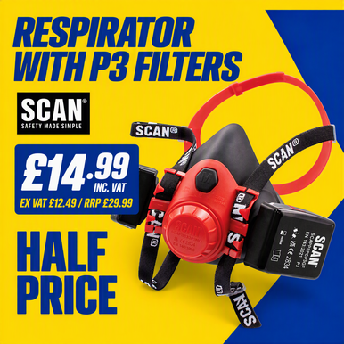 Scan Respirator with P3 Cartridges product image