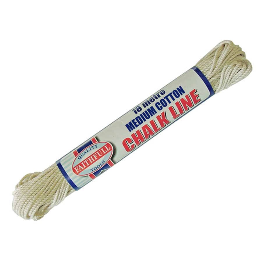 Photograph of Faithfull 303 Medium Cotton Chalk Line 18m (Box of 12)