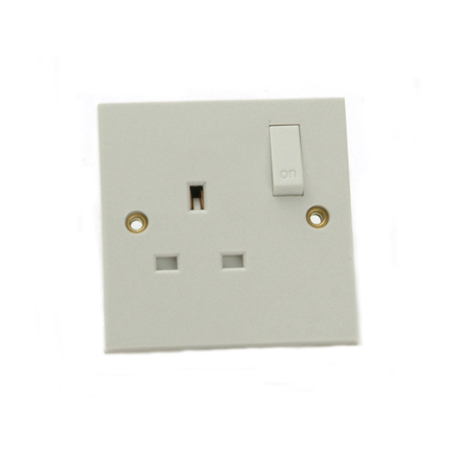 Photograph of SMJ Electrical 1 Gang Switched Socket 13A