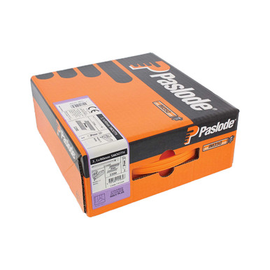 Paslode 141234 90mm x 3.1mm ST Galvanised Plus (Pack of 2200 & 2 Fuel Cells) product image