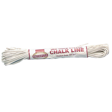 Further photograph of Faithfull 304 Thick Cotton Chalk Line 18m (Box of 12)