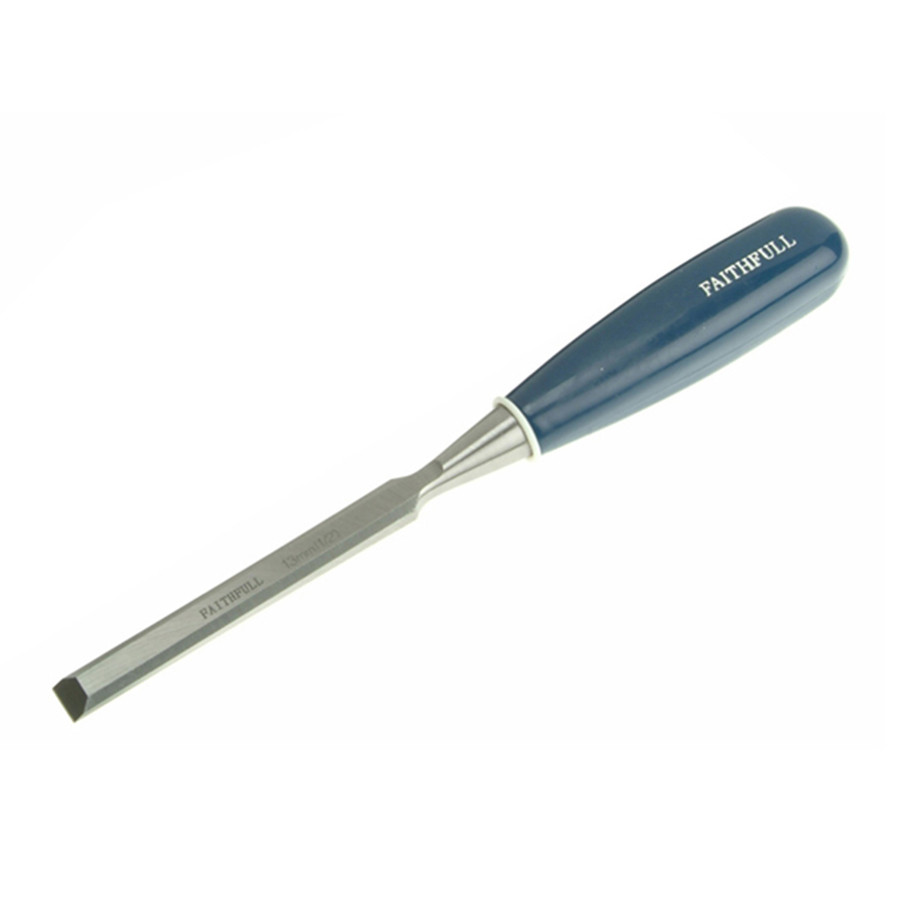 Photograph of Faithfull Blue Bevel Edge Chisel 13mm (?")