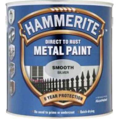 Hammerite Smooth Black Paint 2.5L