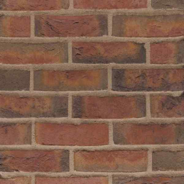 Photograph of Wienerberger Kassandra Multi Facing Brick, Red multi, 215 x 102.5 x 65mm