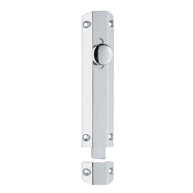 Sterling Surface Bolt Polished Chrome Silver , 10 Year Warranty, 127mm