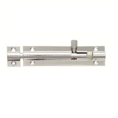 Further photograph of Sterling Surface Bolt, Aluminium, 10 Year Warranty, Satin Finish, 76mm