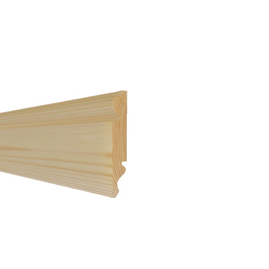 Further photograph of 25mm x 150mm Premium Softwood Skirting Torus/Ogee (21mm x 145mm Finished Size)