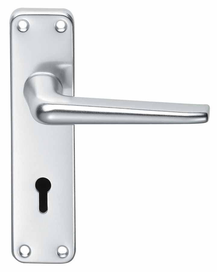 Photograph of Aluminium Internal Handle Door Pack Silver Anodised Aluminium