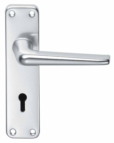 Further photograph of Aluminium Internal Handle Door Pack Silver Anodised Aluminium