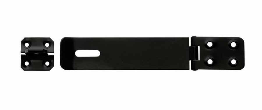 Photograph of Safety Hasp & Staple 76mm Extruded Black