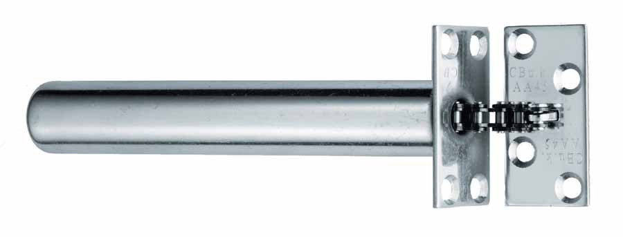 Photograph of Sterling Stainless Steel Chain Spring Door Closer, Polished Chrome, 139mm