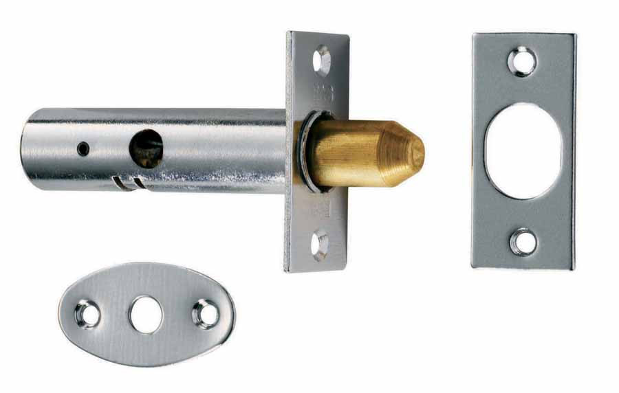 Photograph of Door Security Pack with 2 Bolts & 1 Key Chrome