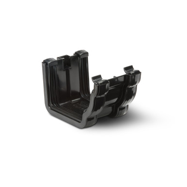 Polypipe High Capacity Gutter Black Union Bracket product image