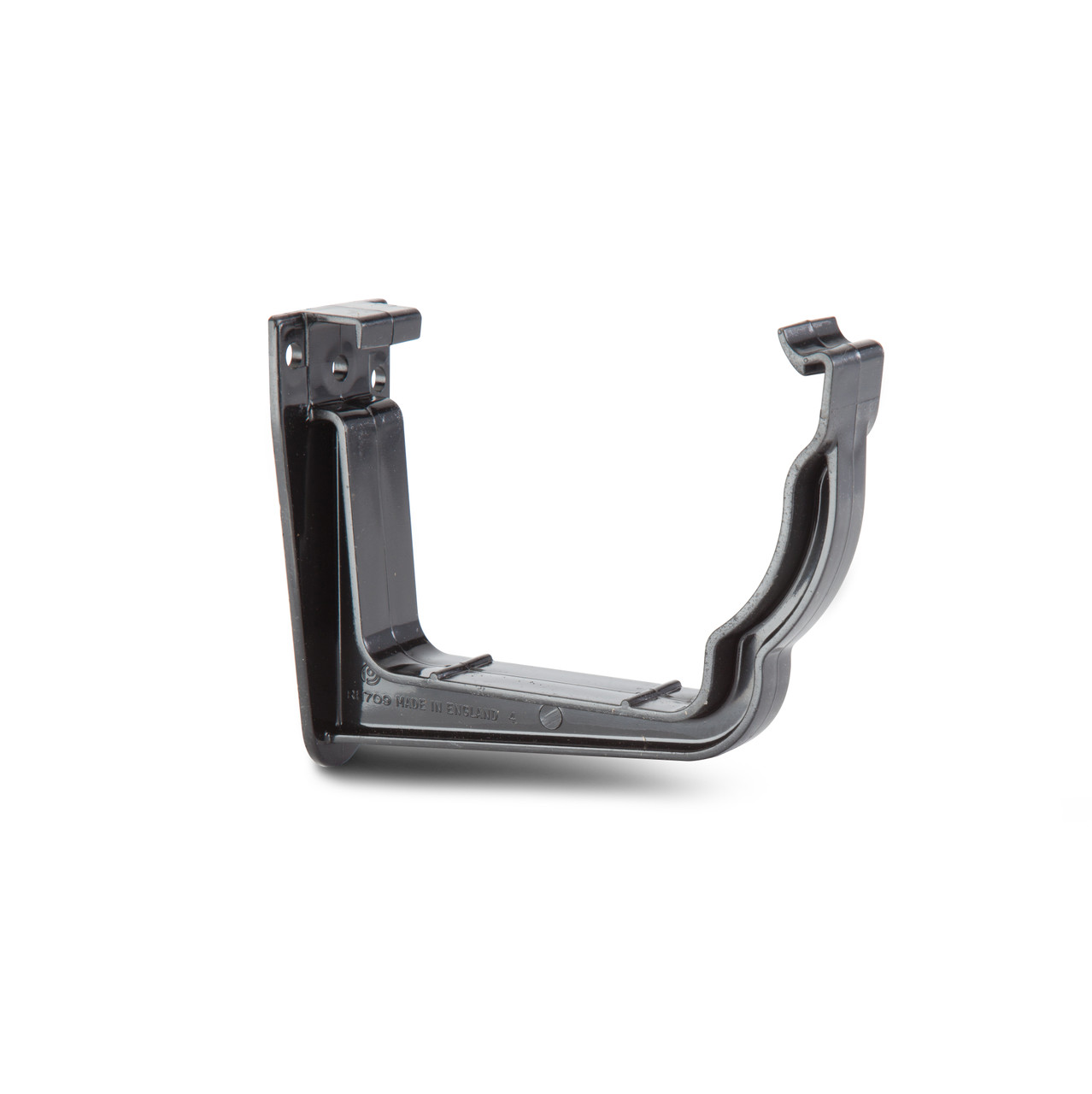 Photograph of Polypipe High Capacity Gutter Black Fascia Bracket