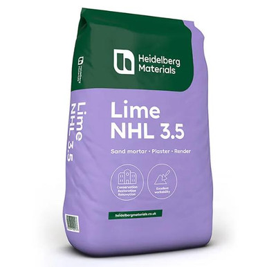 Heidelberg Materials Hydraulic Lime NHL3.5, White, 25kg product image