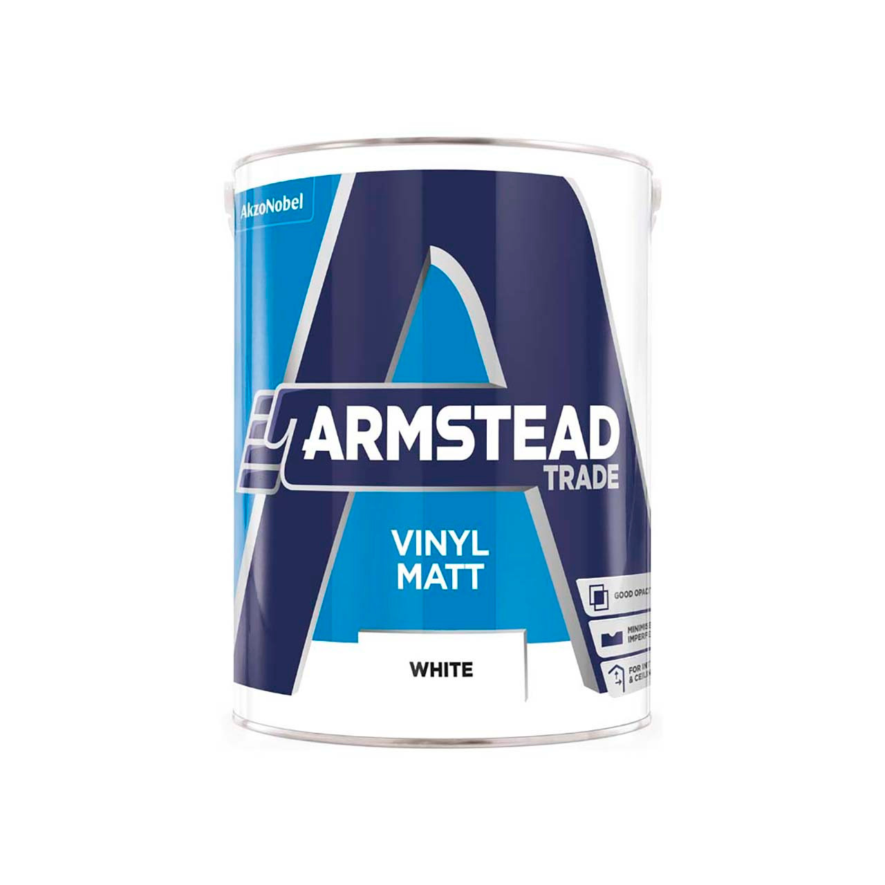 Photograph of Armstead Trade Vinyl Matt White 5L