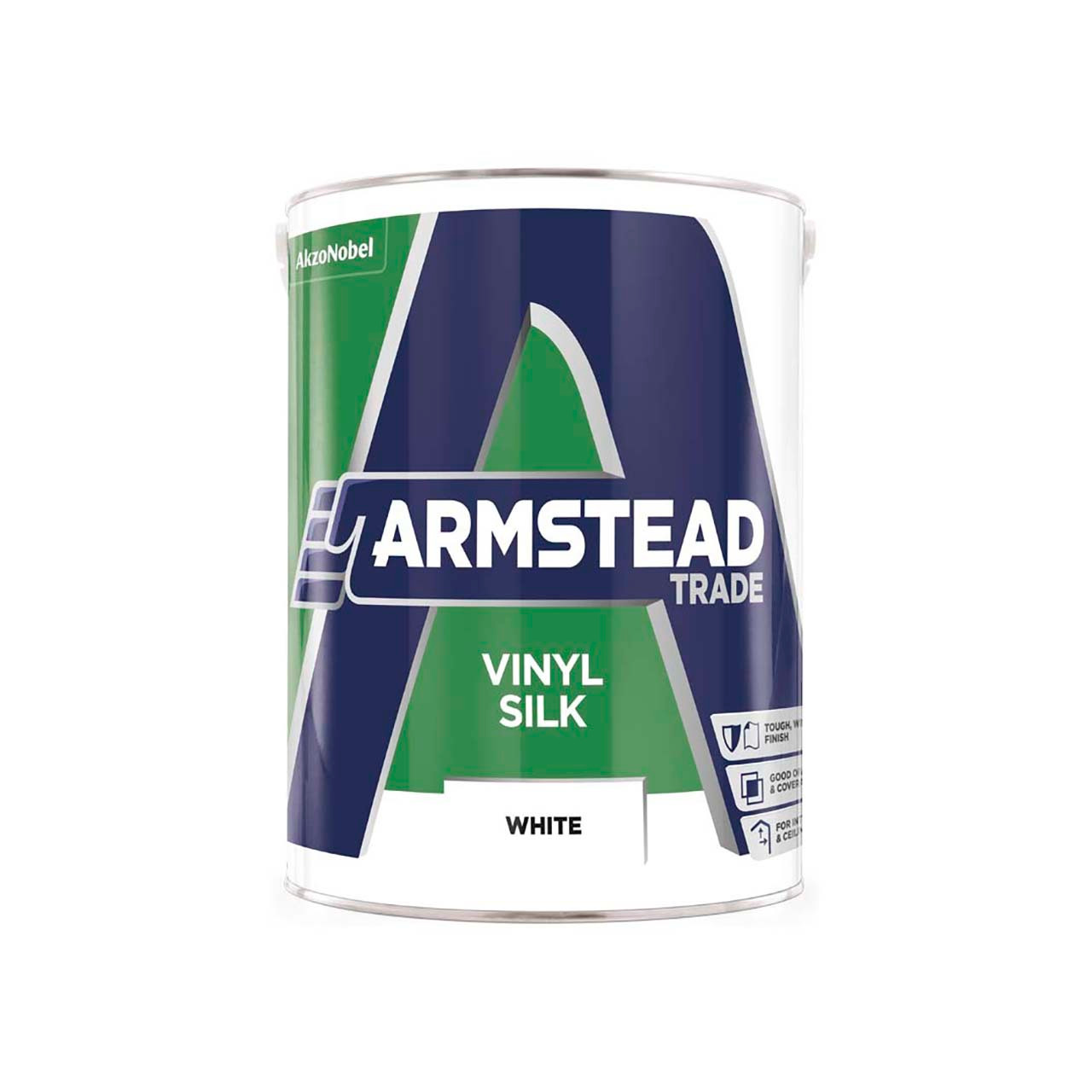 Photograph of Armstead Trade Vinyl Silk White 5L