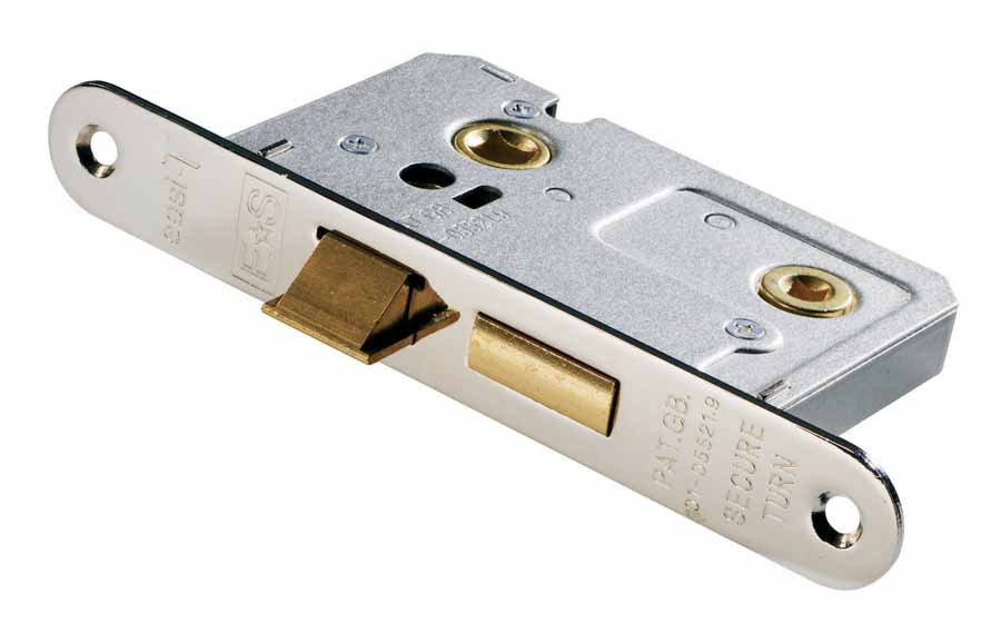 Photograph of Easi-T Bathroom Lock 3" Nickel