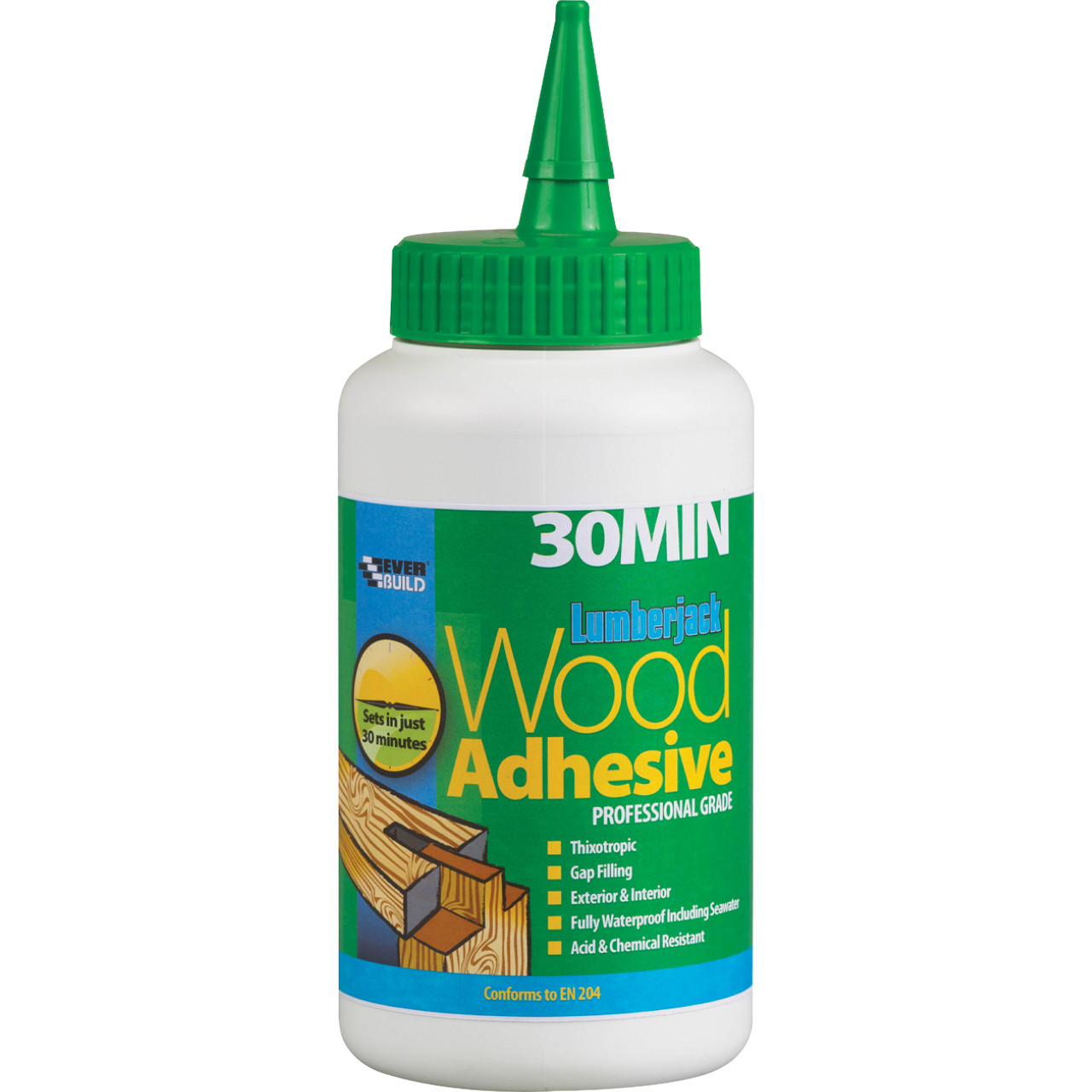 Photograph of Everbuild 30 Minute Polyurethane Wood Adhesive Liquid 750g