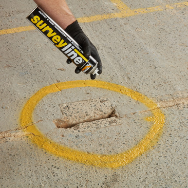 Further photograph of Everbuild Surveyline Yellow 700ml