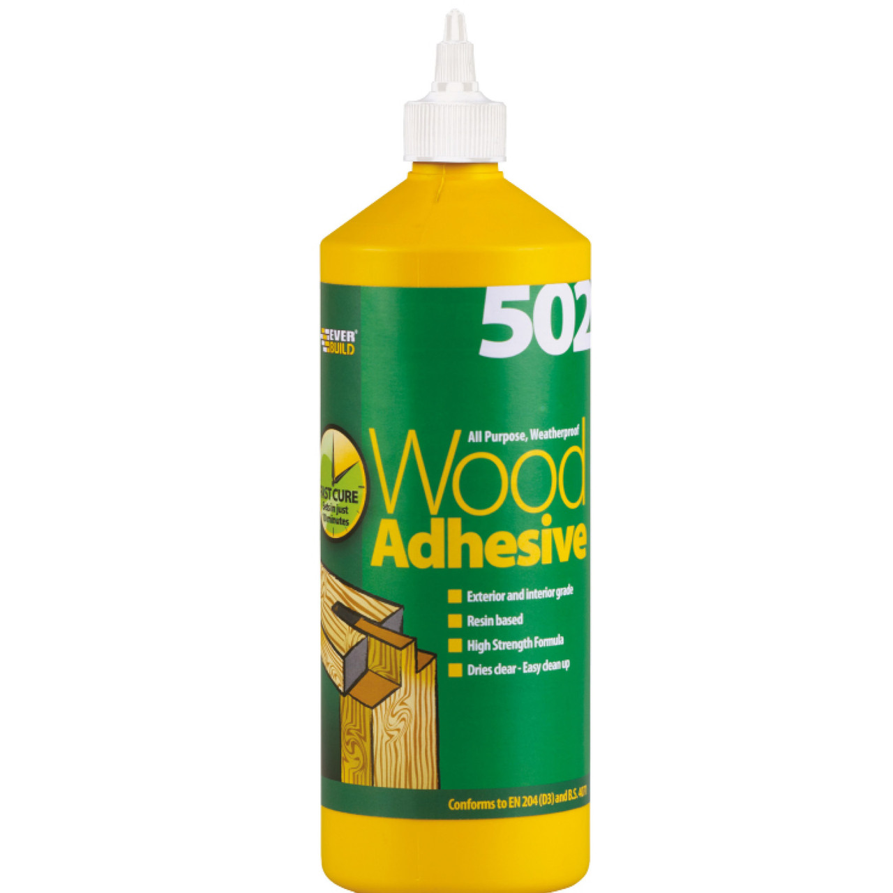 Photograph of Everbuild 502 Wood Adhesive 500ml