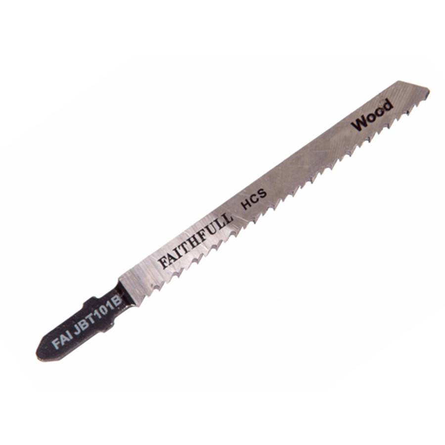 Photograph of Faithfull Jigsaw Blades T Shank For Wood T101B (Pack of 5)