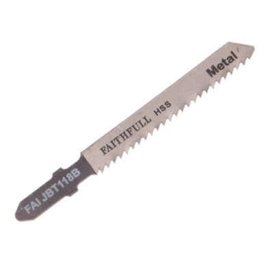 Further photograph of Faithfull Jigsaw Blades Metal T118B (Pack of 5)