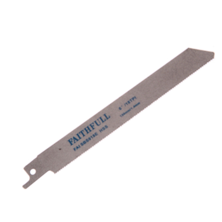 Photograph of Faithfull Sabre Saw Blades Metal S918E (Pack of 5)