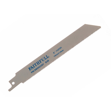 Further photograph of Faithfull Sabre Saw Blades Metal S922BF (Pack of 5)