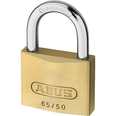 Further photograph of Abus 65/50 50mm Brass Padlock Carded