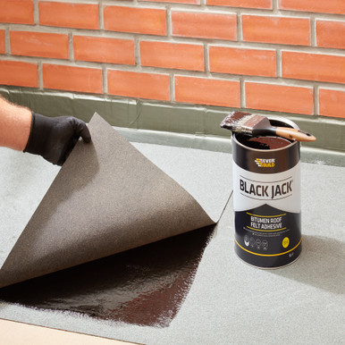 Further photograph of Everbuild 904 Black Jack Roof Felt Adhesive 5Ltr