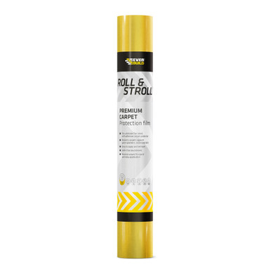 Everbuild Roll & Stroll Carpet Protector, Yellow, Polythene, 600mm x 75m, 4.522kg product image