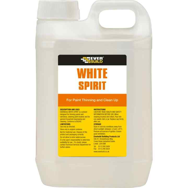 Photograph of Everbuild White Spirit 750ml, Solvent Based, BS 245, EN 374, 0.66kg