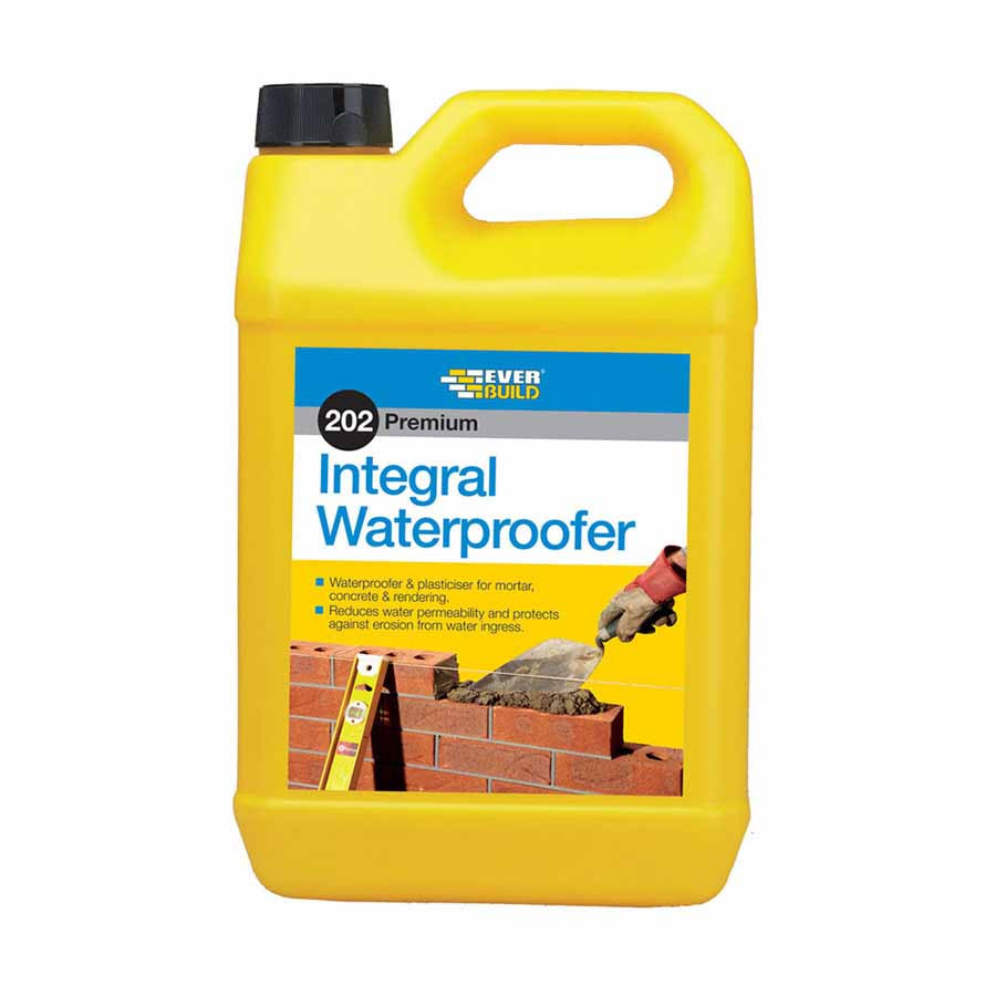 Photograph of Everbuild 202 Integral Liquid Waterproofer 5Ltr