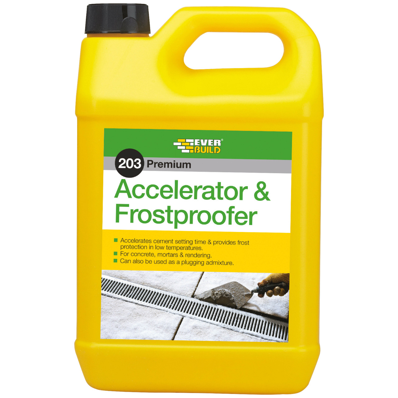 Photograph of Everbuild 203 Accelerator & Frostproofer 5Ltr