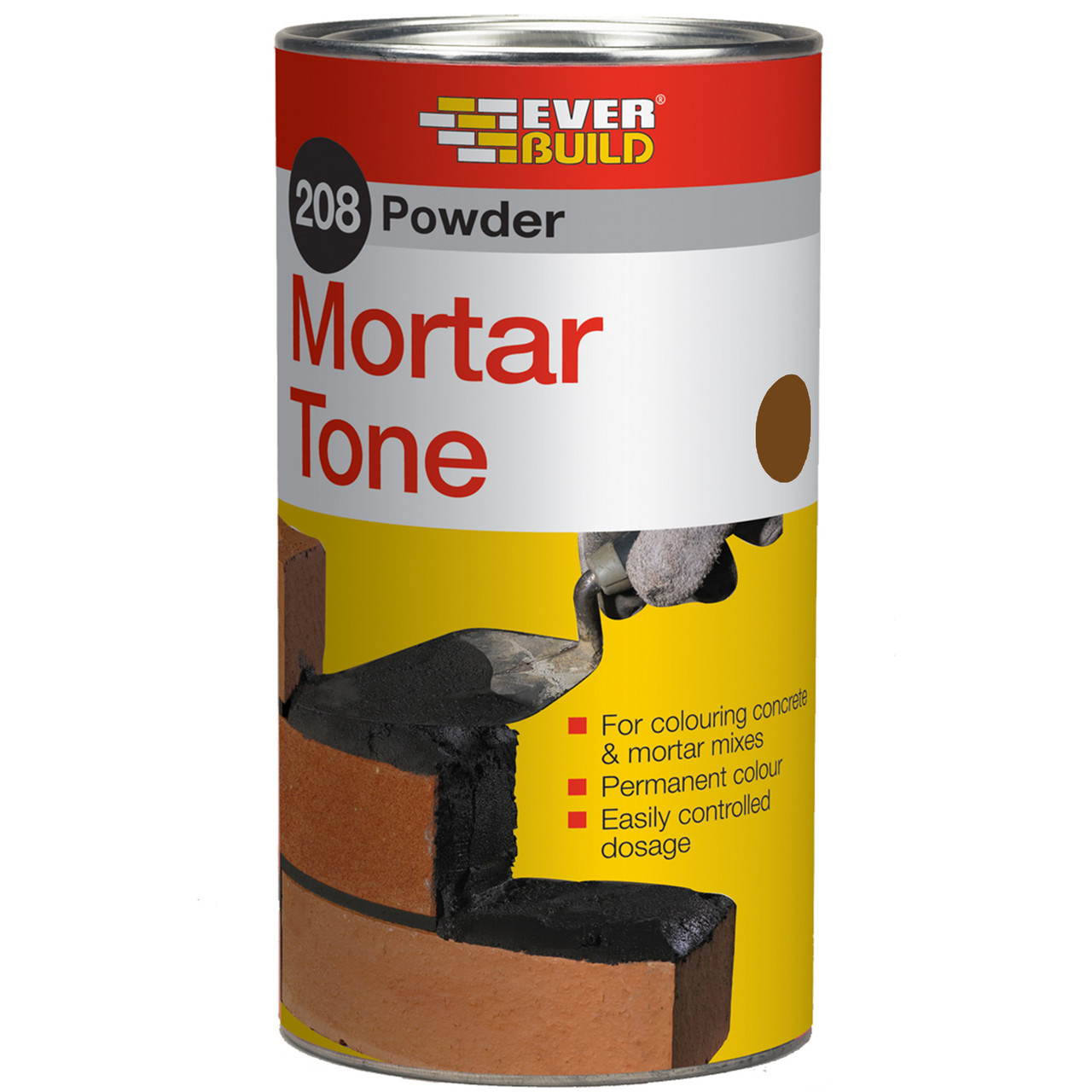 Photograph of Everbuild Powder Mortar Tone 1kg Brown