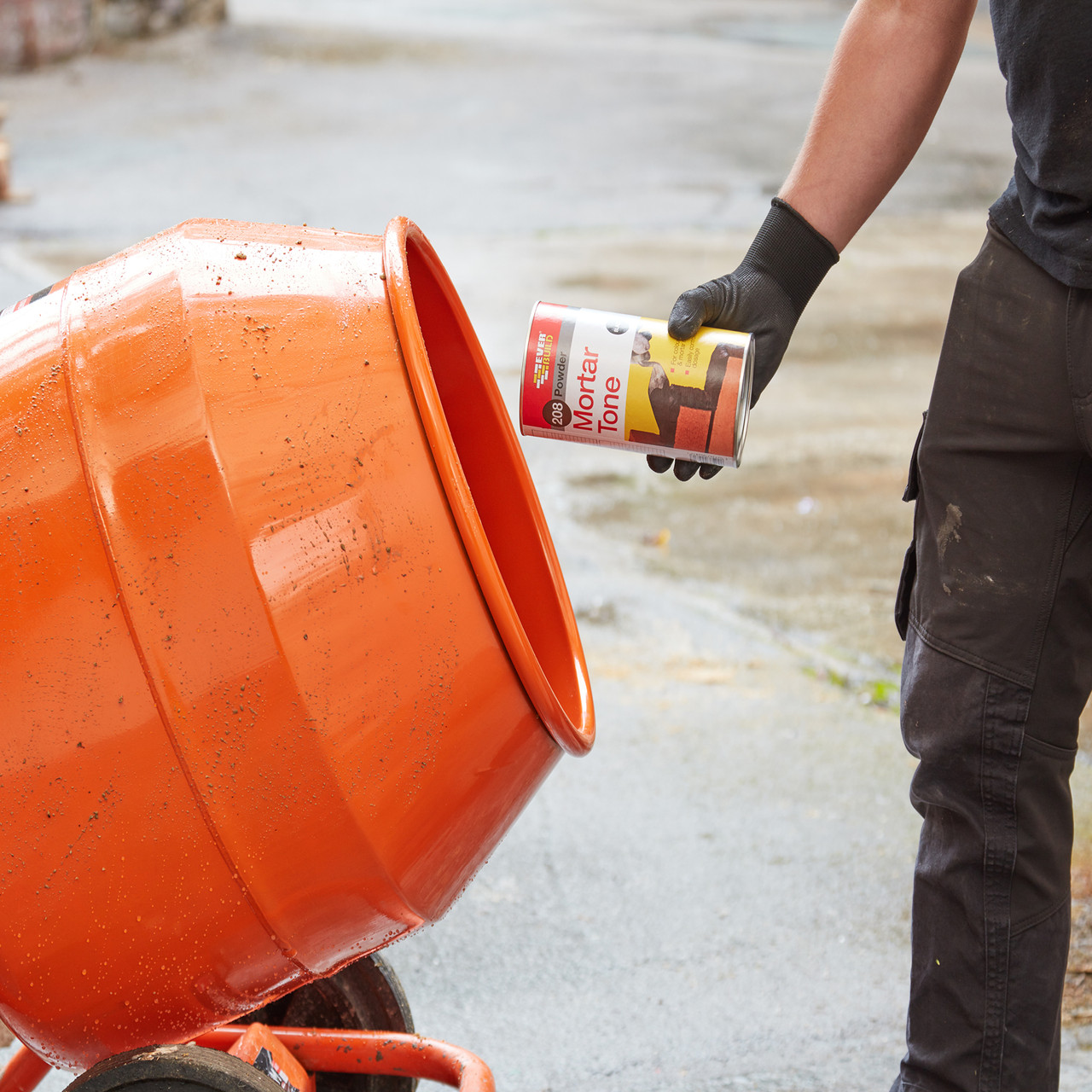 Photograph of Everbuild Powder Mortar Tone 1kg Marigold