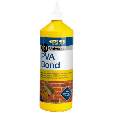 Further photograph of Everbuild 501 PVA Bond 1Ltr