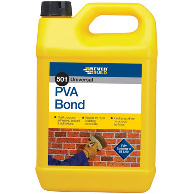 Further photograph of Everbuild 501 PVA Bond 2.5Ltr