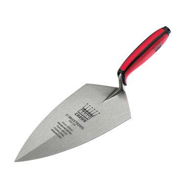 Further photograph of Ragni Crown Philadelphia Pattern Brick Trowel 11"