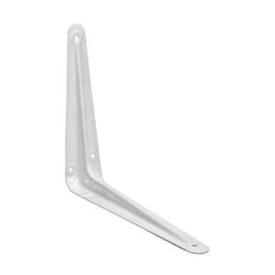 Owlett London Pattern Shelf Bracket, White, 10" x 8" product image
