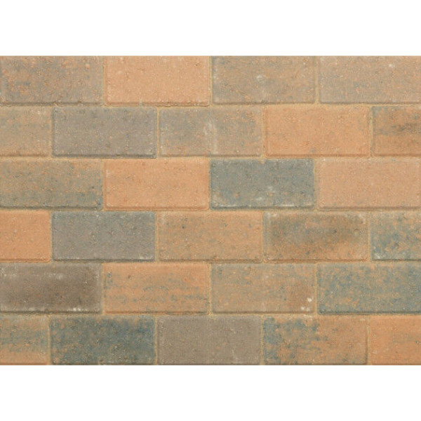 Photograph of Pavedrive Block Paving 200mm x 100mm x 50mm Burnt Ochre