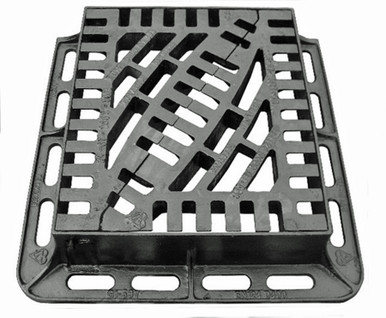 Further photograph of Tri-Star Double Triangle D400 Gully Grate & Frame 430mm x 370mm