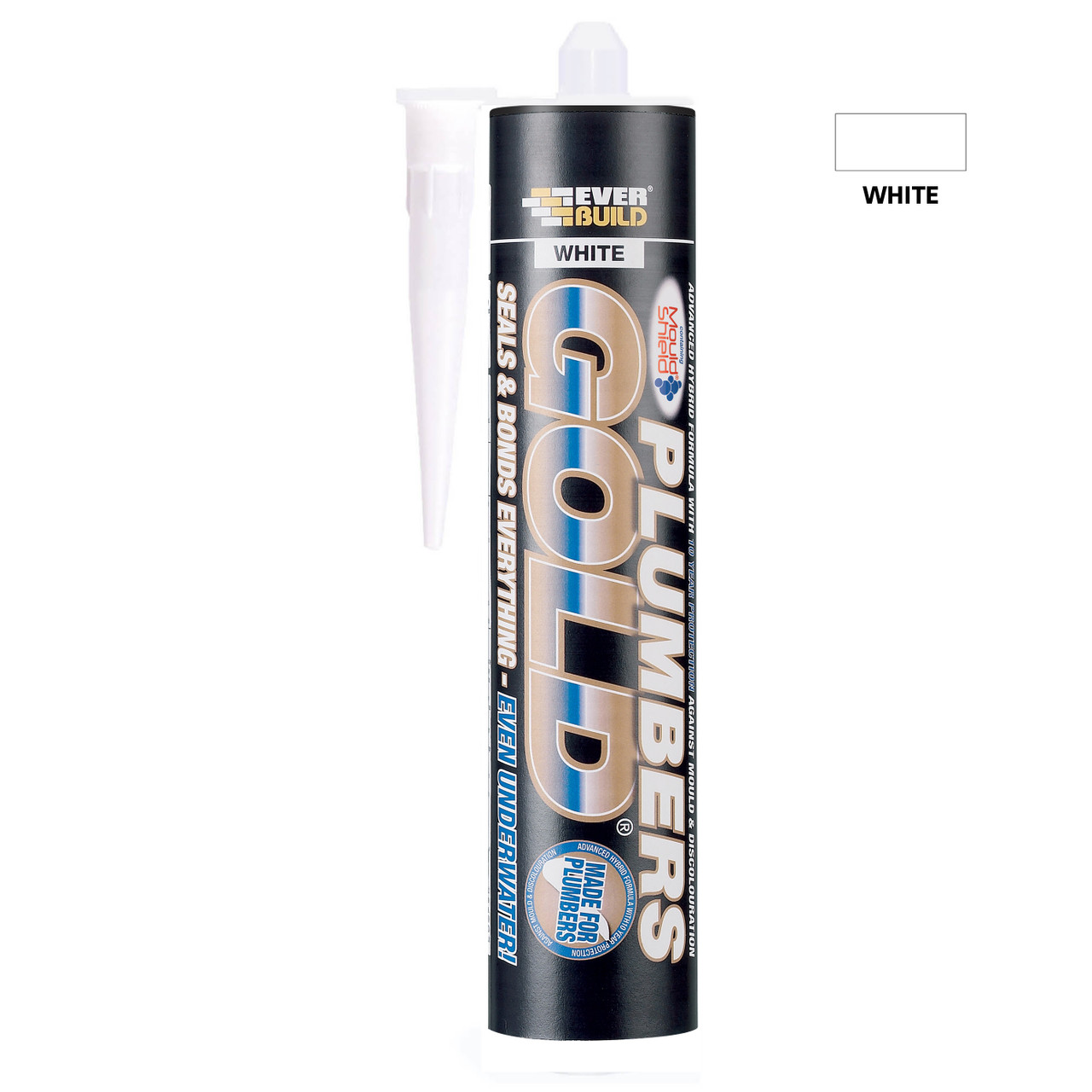 Photograph of Everbuild Plumbers Gold White 290ml Cartridge