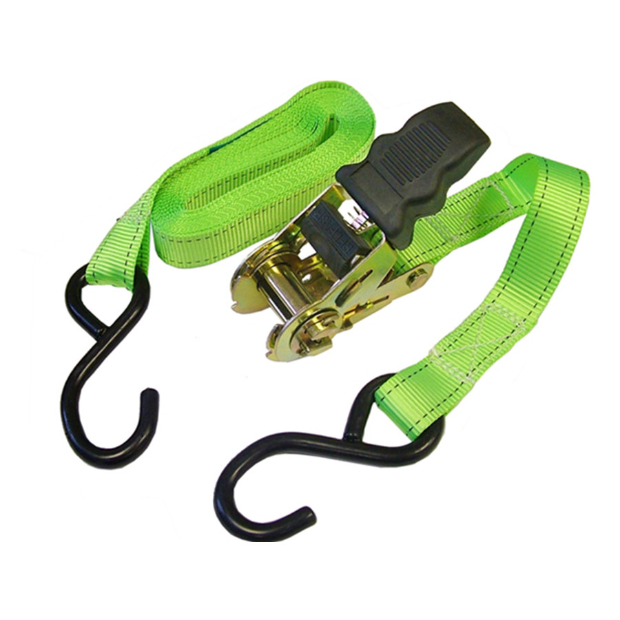 Photograph of Faithfull Ratchet Tie Downs 5m x 25mm Breaking Strain 818kg (Pack of 2)